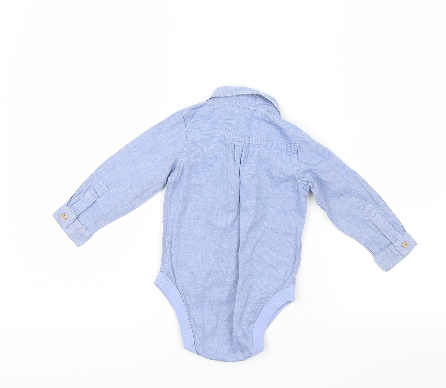 George Boys Blue   Babygrow One-Piece Size 9-12 Months