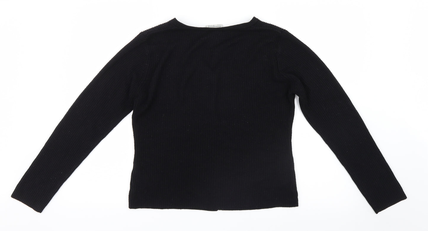 Atmosphere Womens Black  Knit Cardigan Jumper Size 12