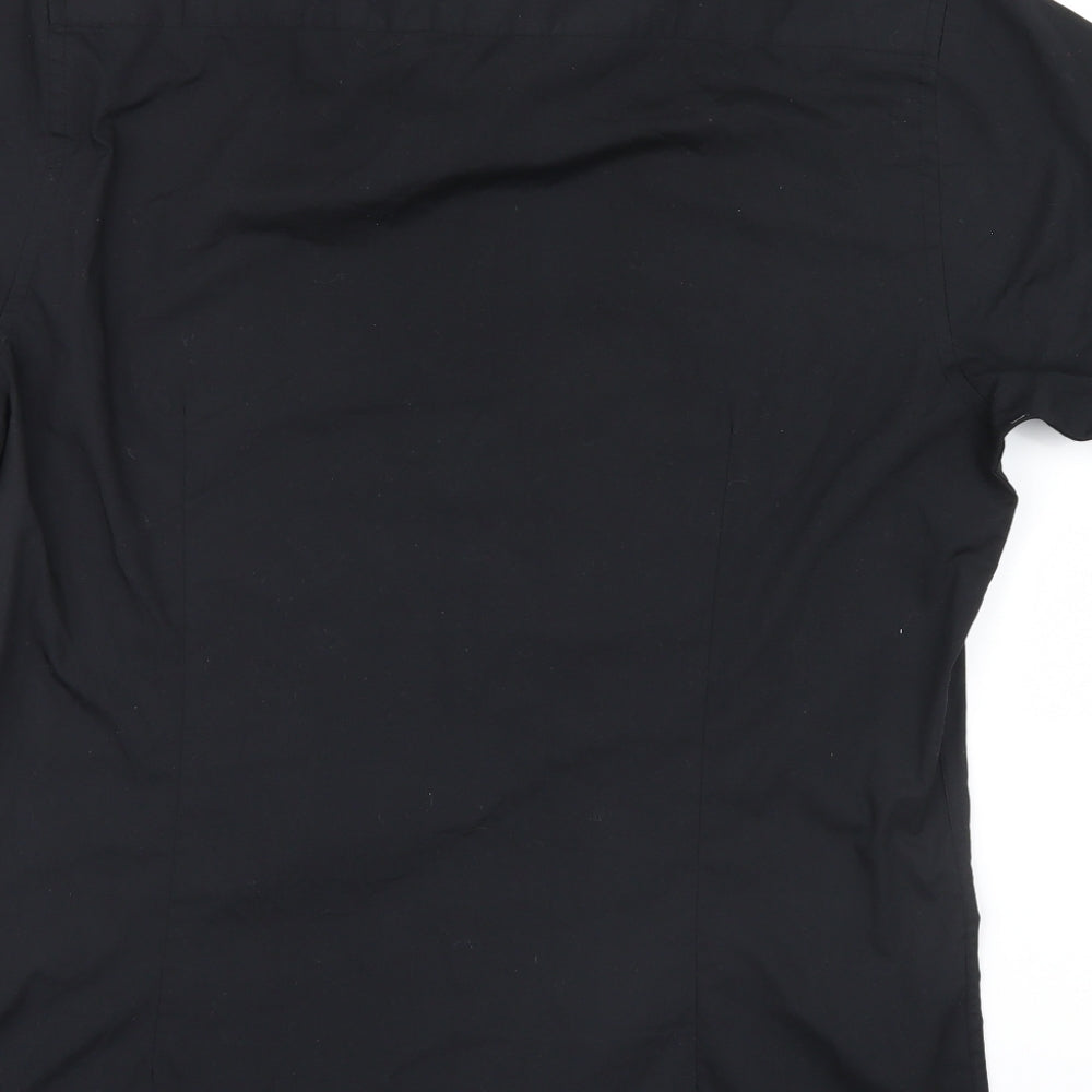 Primark Mens Black    Button-Up Size 16