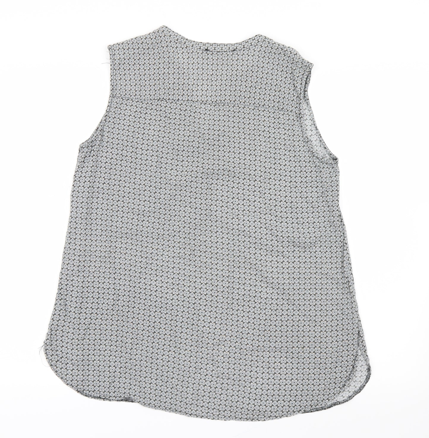 Atmosphere Womens Black Geometric  Basic Blouse Size 12