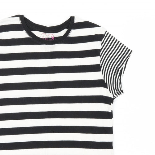 Atmosphere Womens Black Striped  Basic T-Shirt Size 14