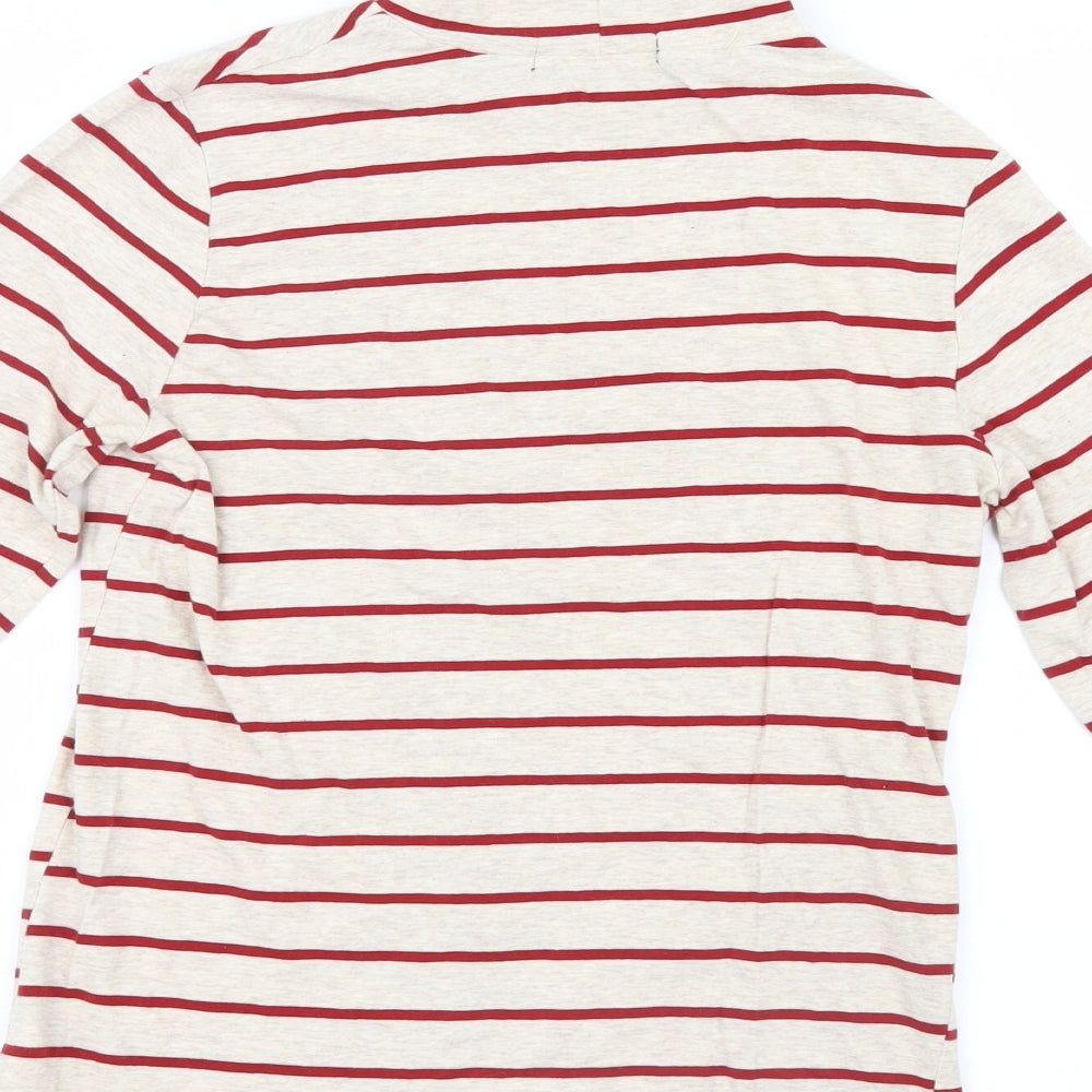 Atmosphere Womens Red Striped  Basic T-Shirt Size 12