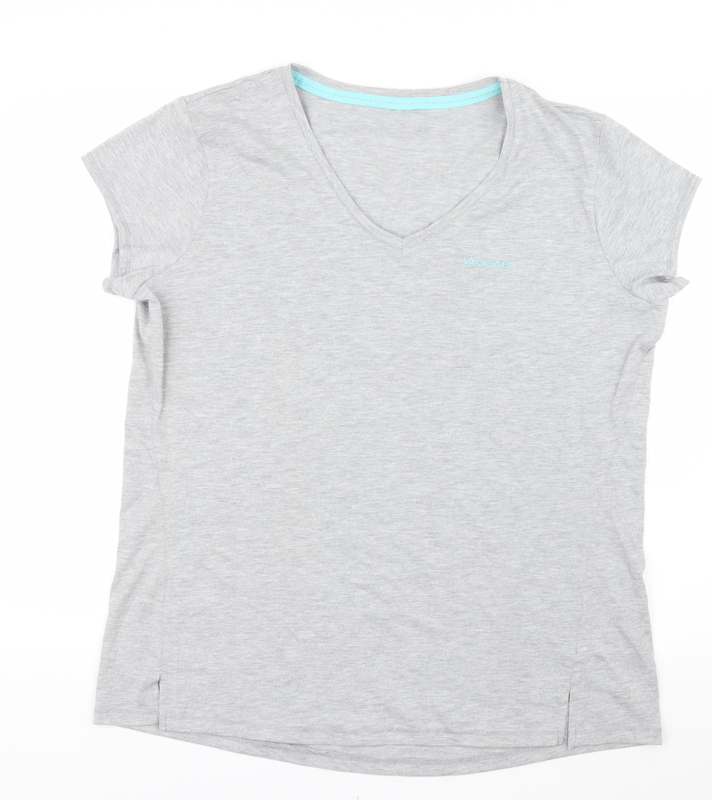 LA Gear Womens Grey   Basic T-Shirt Size 22