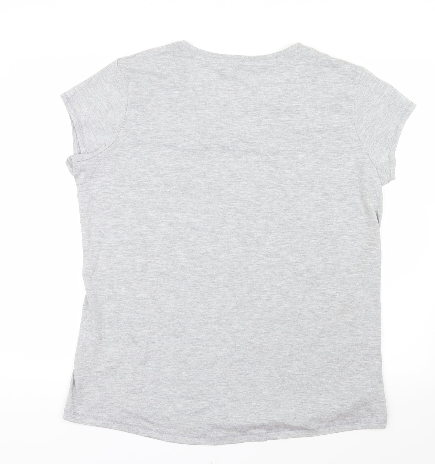 LA Gear Womens Grey   Basic T-Shirt Size 22