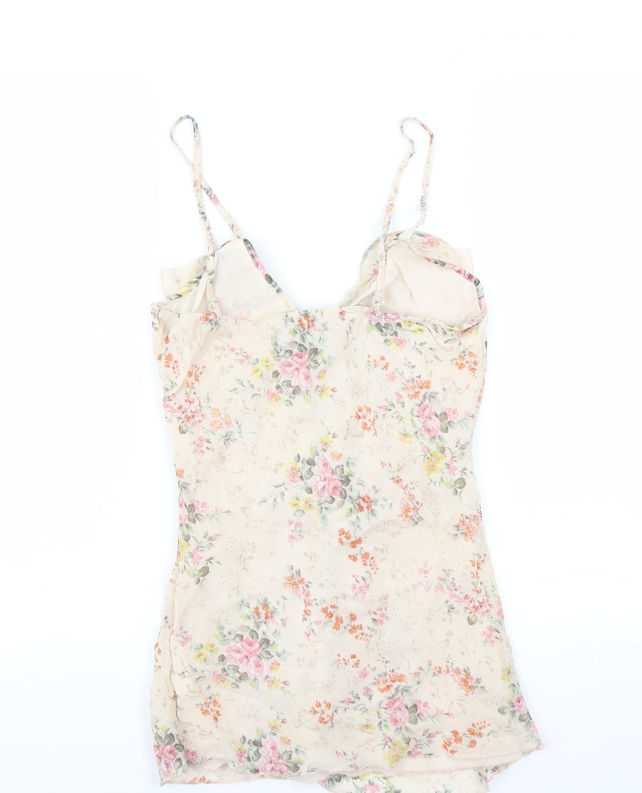 Miso Womens Pink Floral  Basic Blouse Size 10