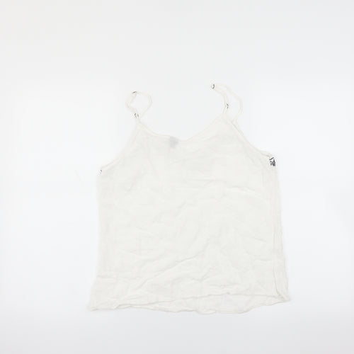 VERO MODA Womens White   Camisole Blouse Size M
