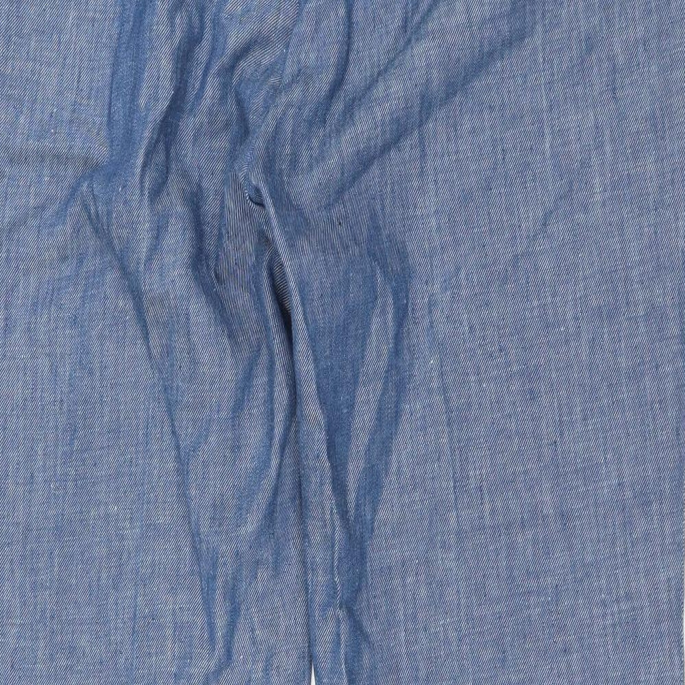 Marks and Spencer Mens Blue   Trousers  Size 42 in L29 in - tailored fit