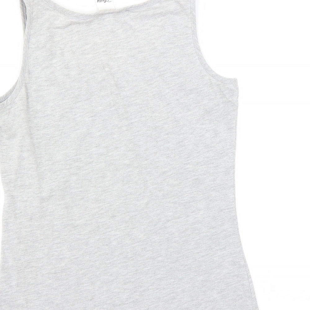 Disney Womens Grey   Basic Tank Size 8  - The Jungle Book