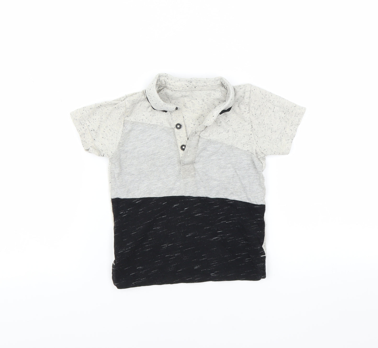 Matalan Boys Grey   Basic Polo Size 18-24 Months