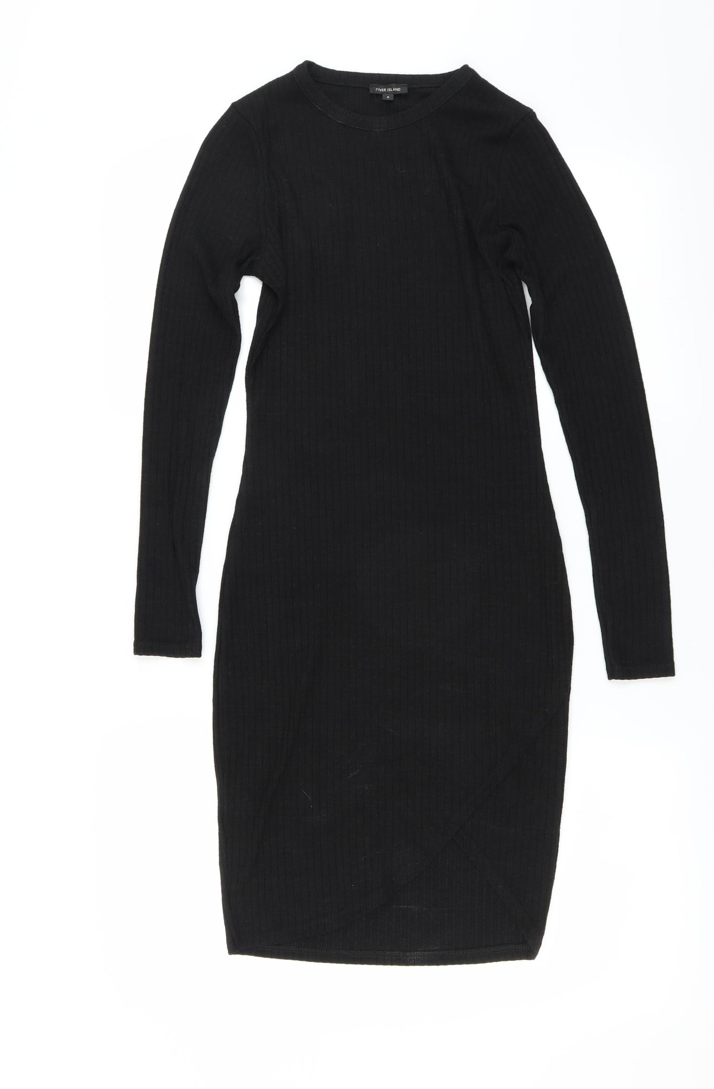 River Island Womens Black   Bodycon  Size 8