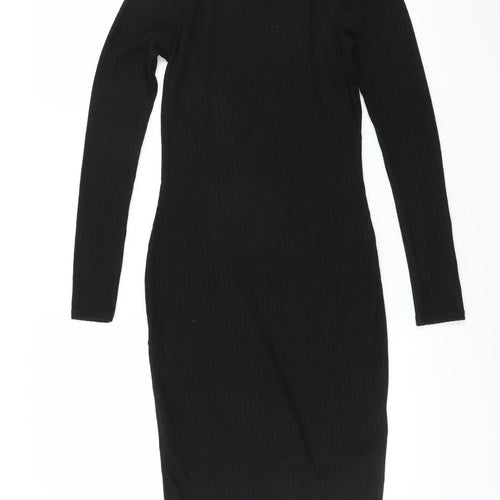 River Island Womens Black   Bodycon  Size 8