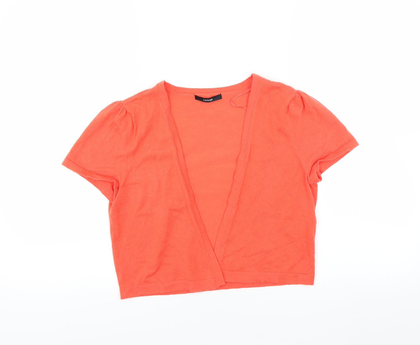 George Womens Orange   Shrug Jumper Size 12