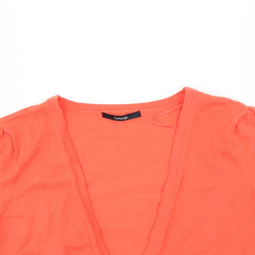 George Womens Orange   Shrug Jumper Size 12