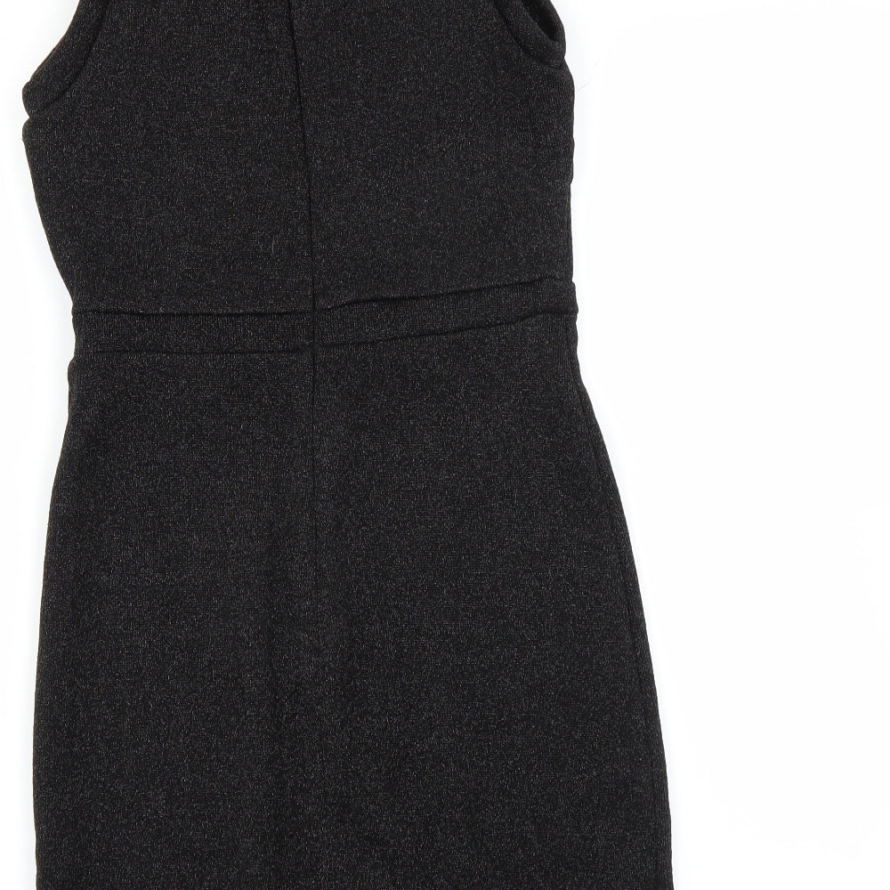 First and i Womens Black   Bodycon  Size M  - glittery