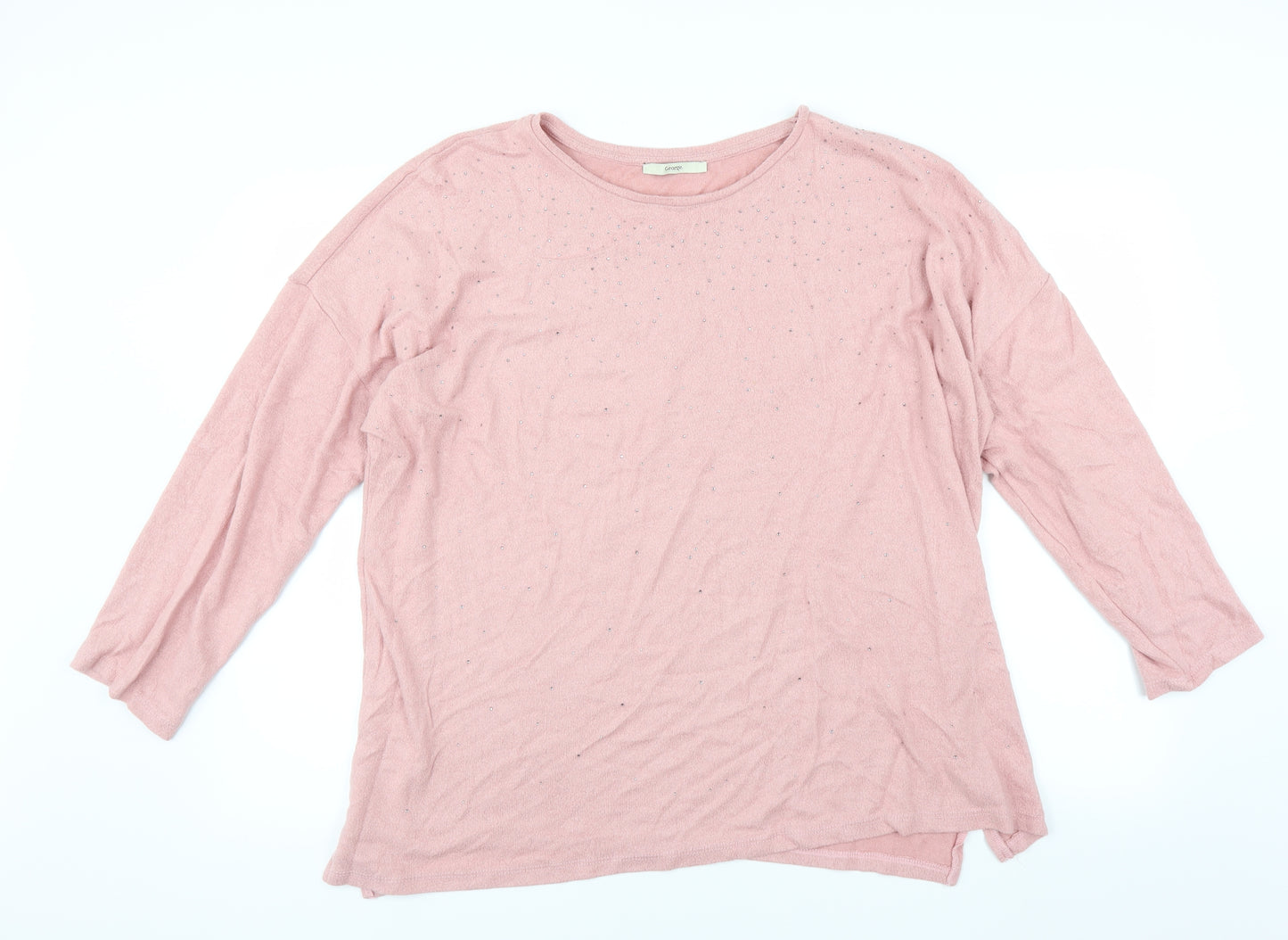 George Womens Pink   Pullover Jumper Size 20