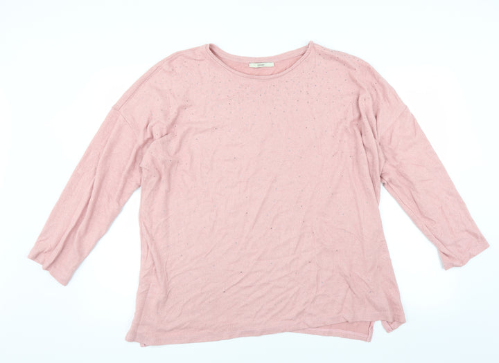 George Womens Pink Pullover Jumper Size 20