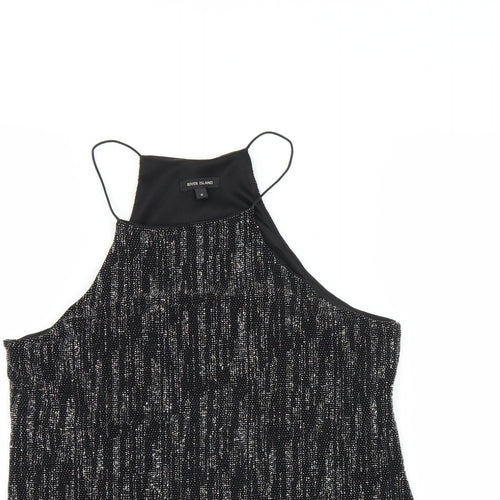 River Island Womens Black   Basic Blouse Size 8