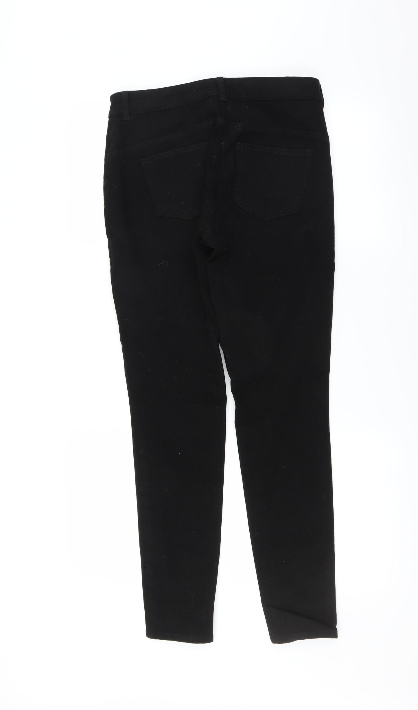 NEXT Womens Black   Skinny Jeans Size 12 L30 in - high rise skinny