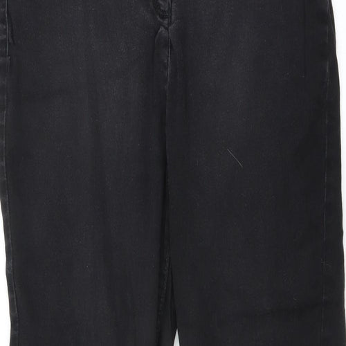 Preworn Womens Grey   Skinny Jeans Size 16 L27 in