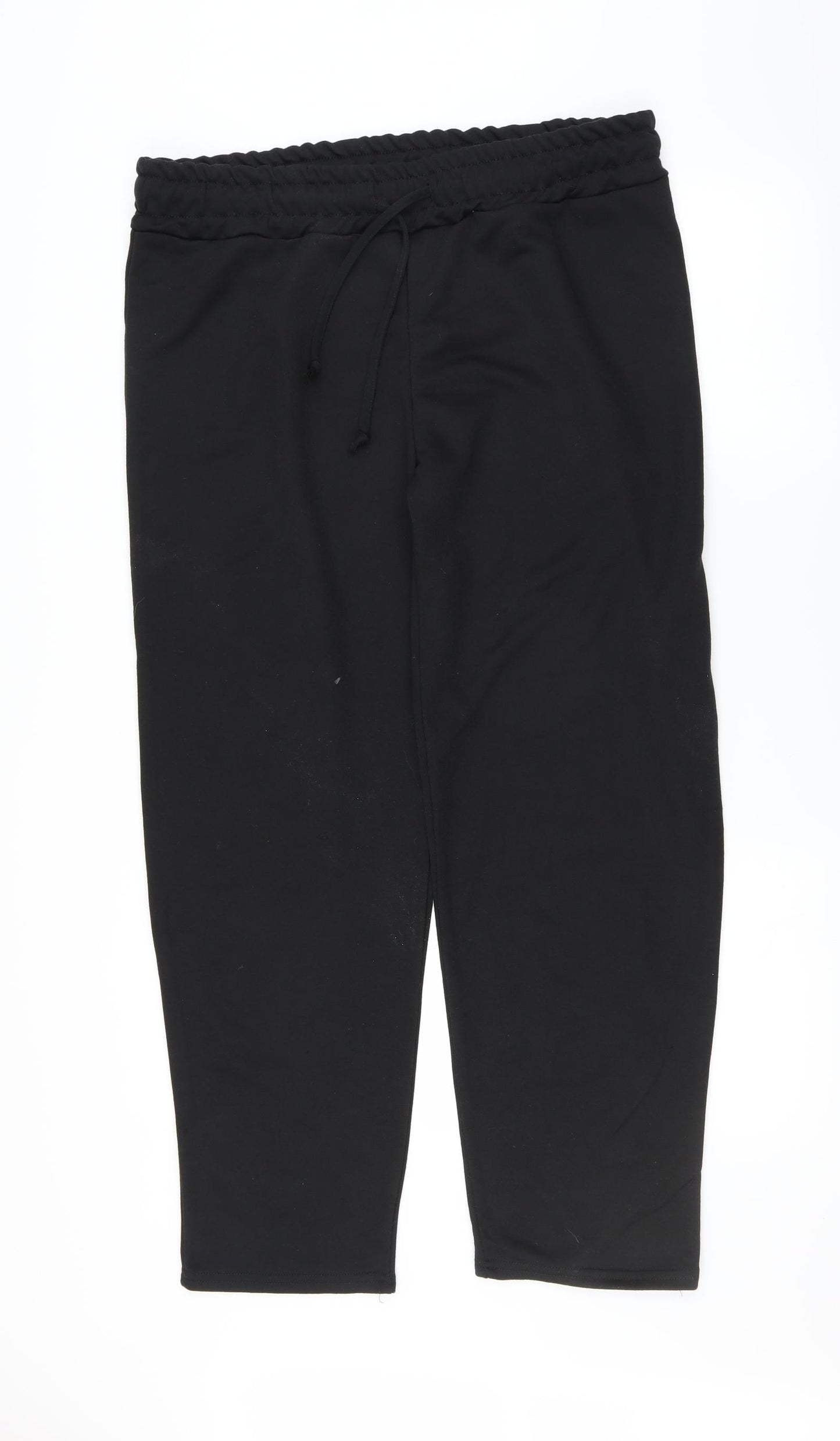 Yours Womens Black   Jogger Trousers Size 18 L29 in