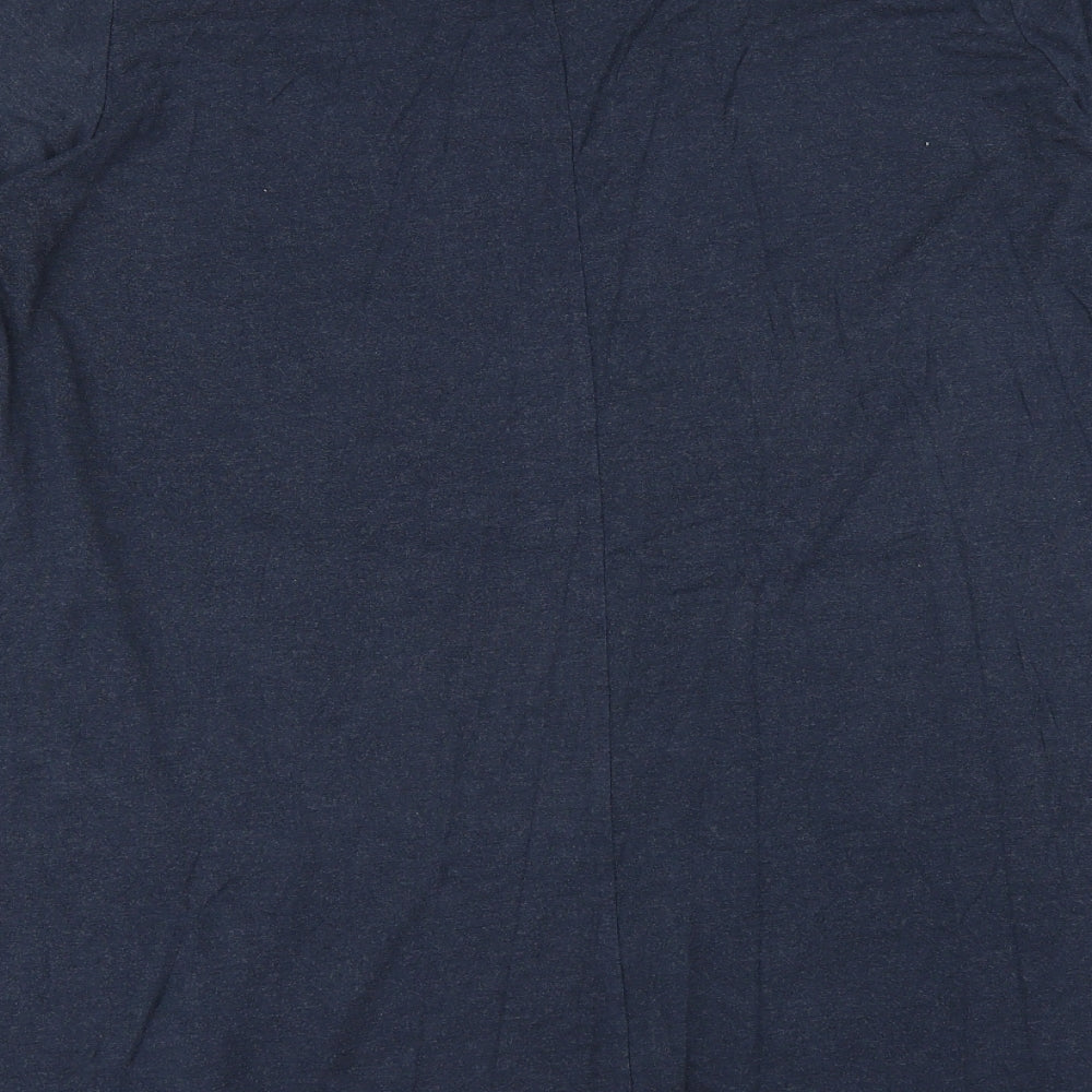 Yours Womens Blue   Basic T-Shirt Size 22  - BUTTERFLIES