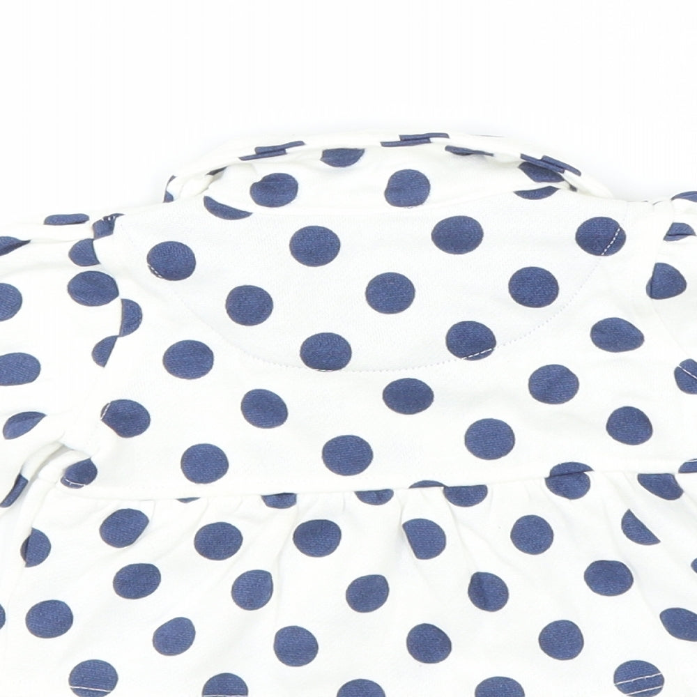 early days Girls White Polka Dot  Jacket  Size 3-6 Months