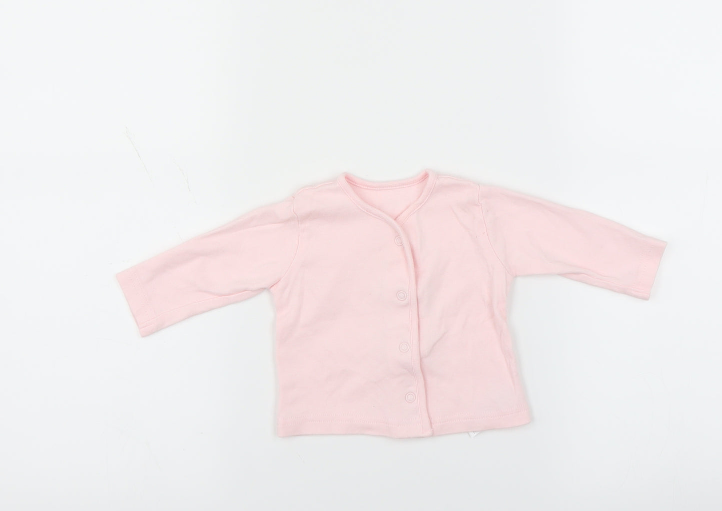 George Girls Pink   Basic T-Shirt Size 0-3 Months