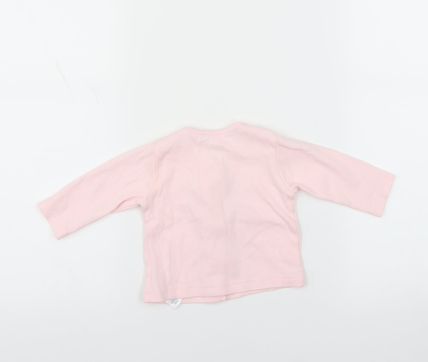 George Girls Pink   Basic T-Shirt Size 0-3 Months