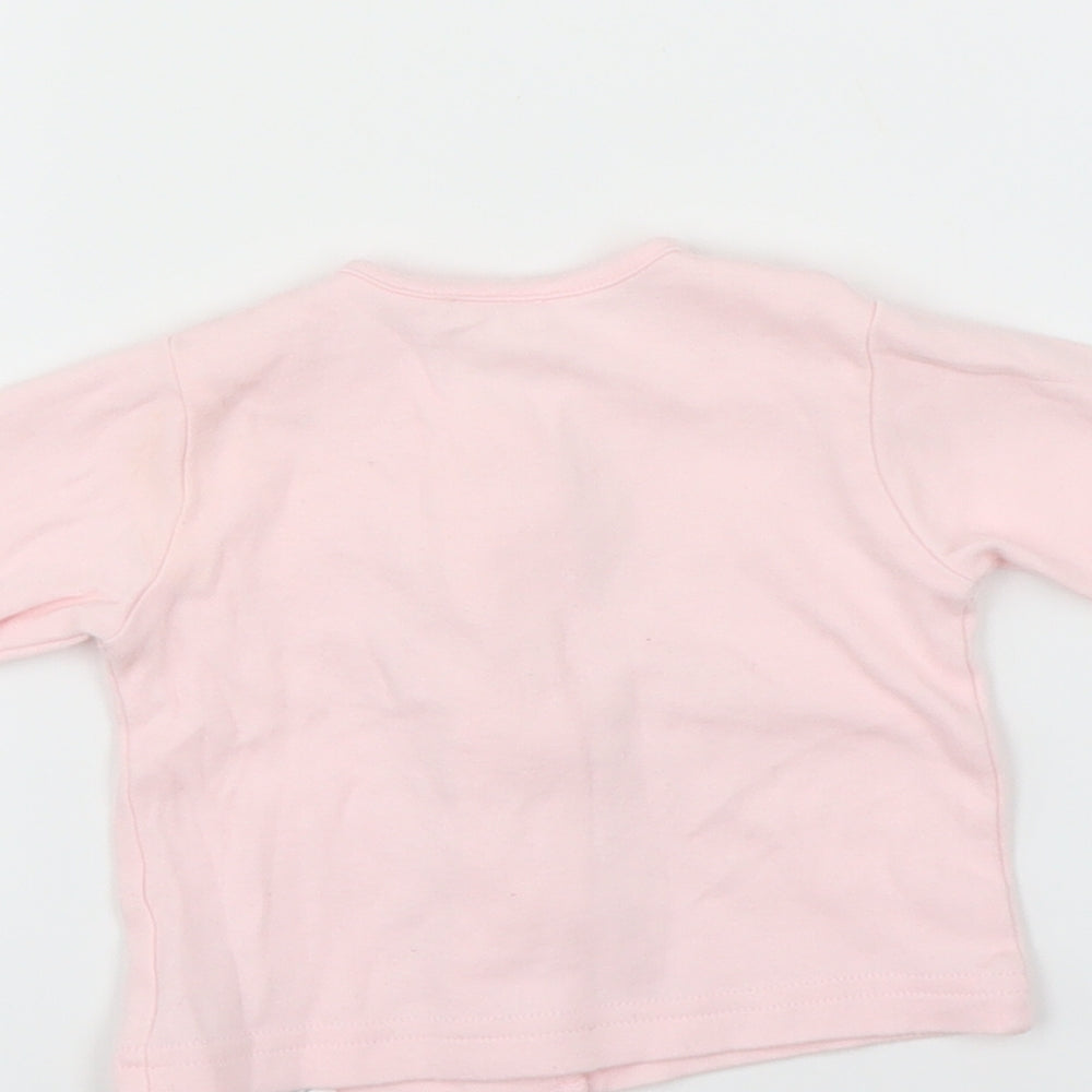 George Girls Pink   Basic T-Shirt Size 0-3 Months