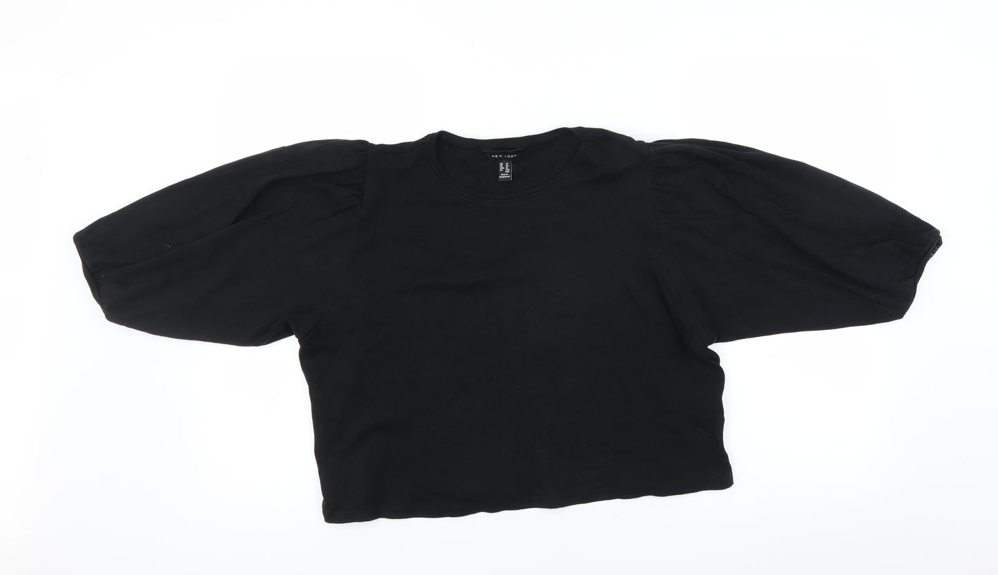 New Look Womens Black   Basic T-Shirt Size 14