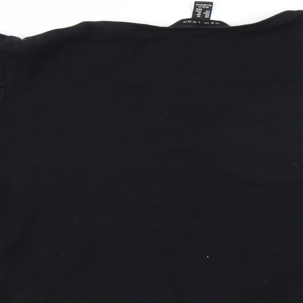 New Look Womens Black   Basic T-Shirt Size 14