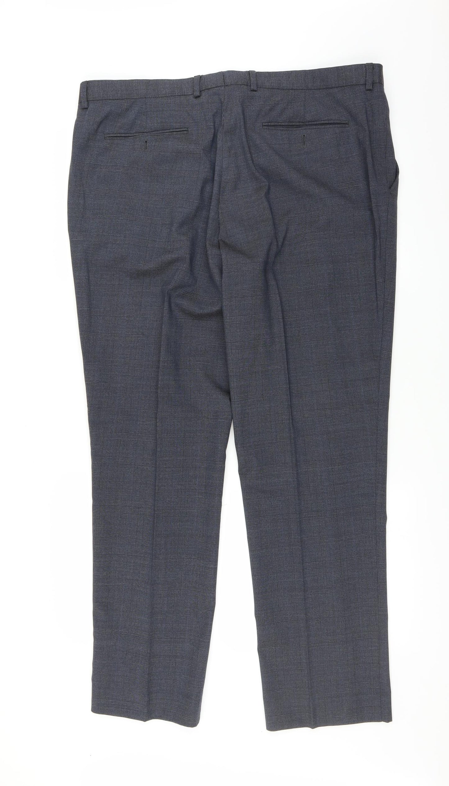 Taylor & Wright Mens Blue Check  Trousers  Size 40 in L31 in - Tailored