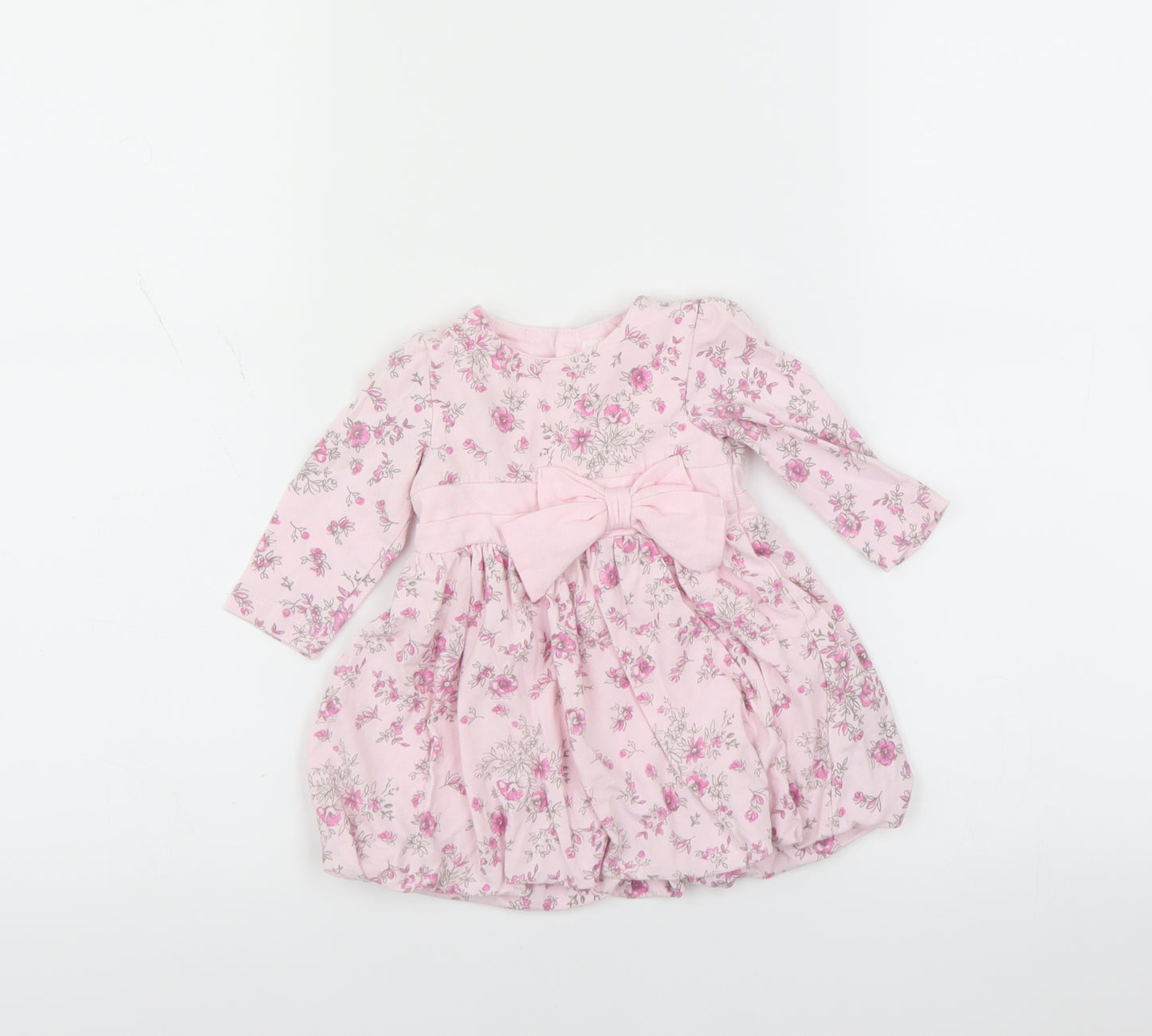 early days Girls Pink Floral  A-Line  Size 0-3 Months