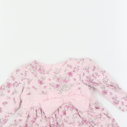 early days Girls Pink Floral  A-Line  Size 0-3 Months