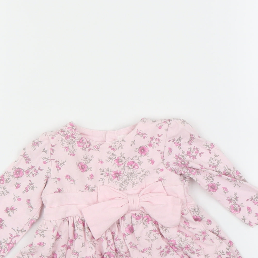 early days Girls Pink Floral  A-Line  Size 0-3 Months