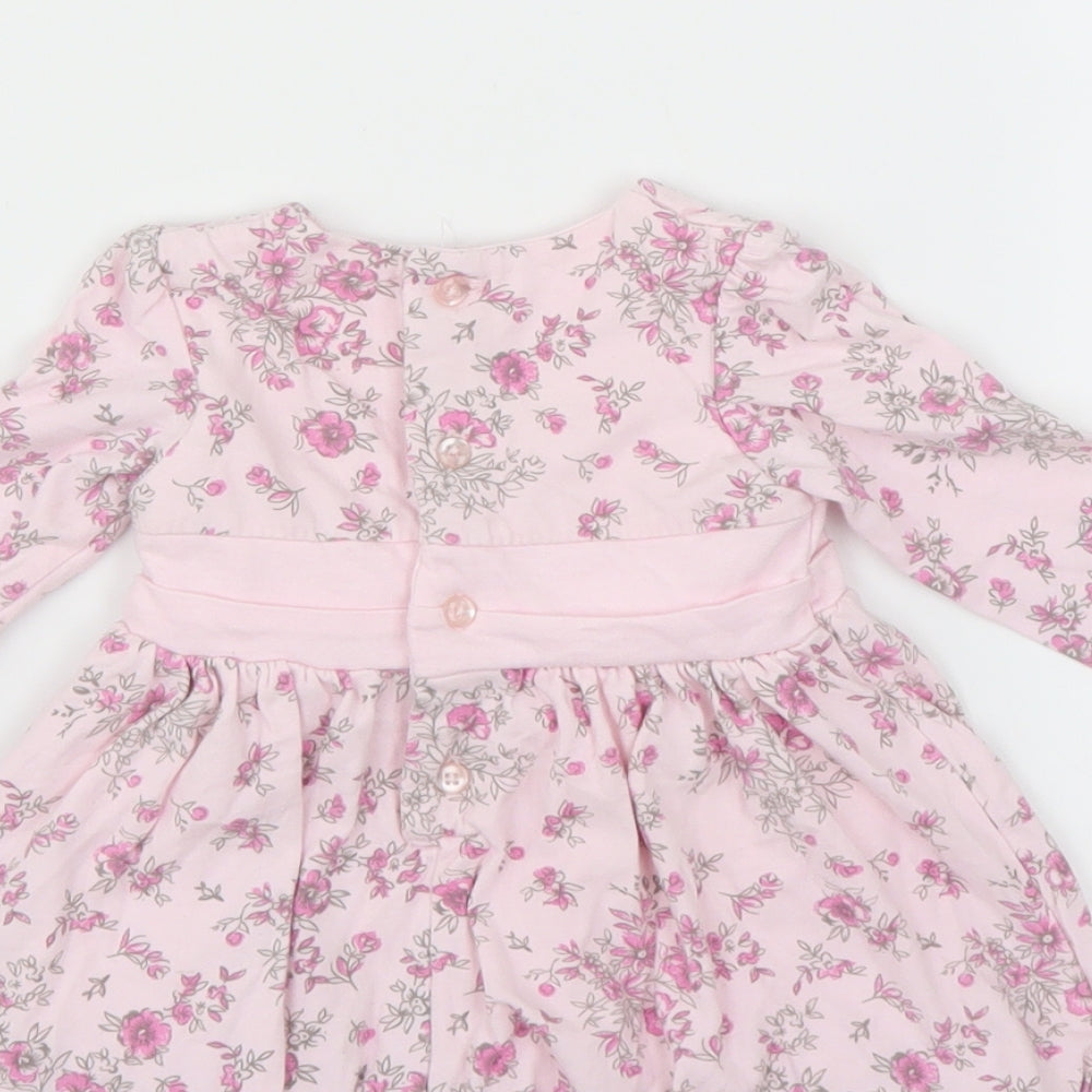 early days Girls Pink Floral  A-Line  Size 0-3 Months