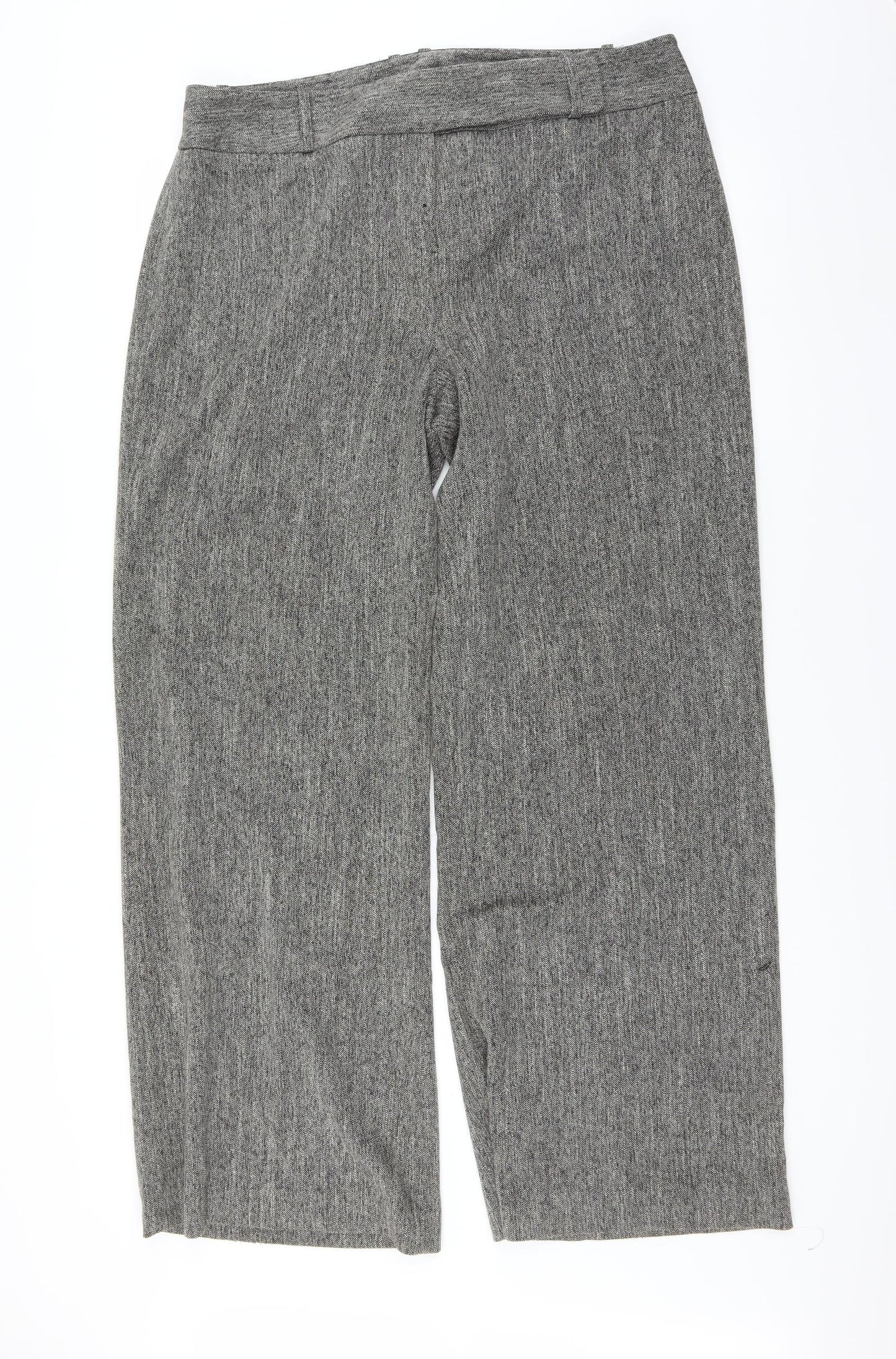 Wallis Womens Grey   Trousers  Size 18 L31 in - WIDE LEG