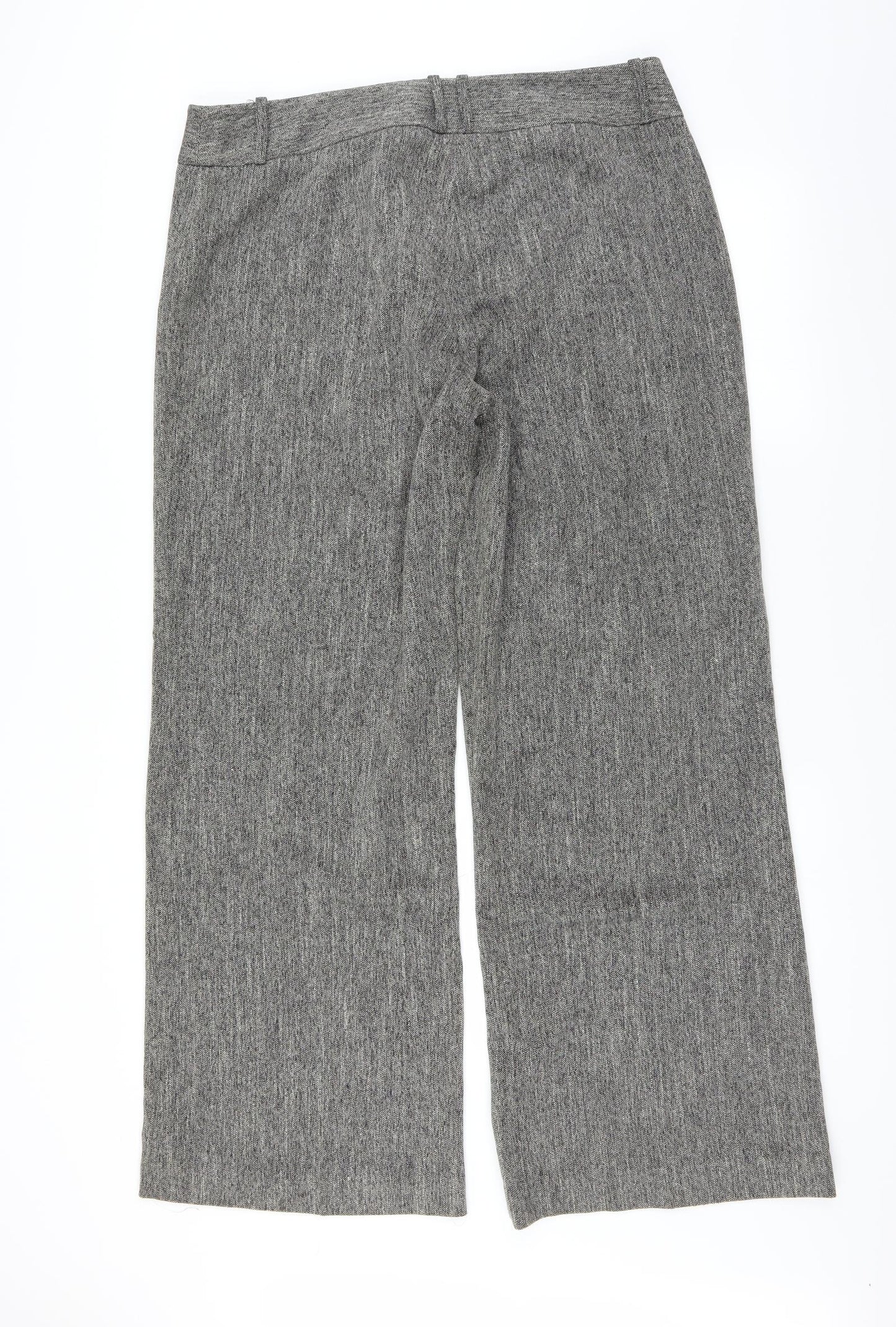 Wallis Womens Grey   Trousers  Size 18 L31 in - WIDE LEG