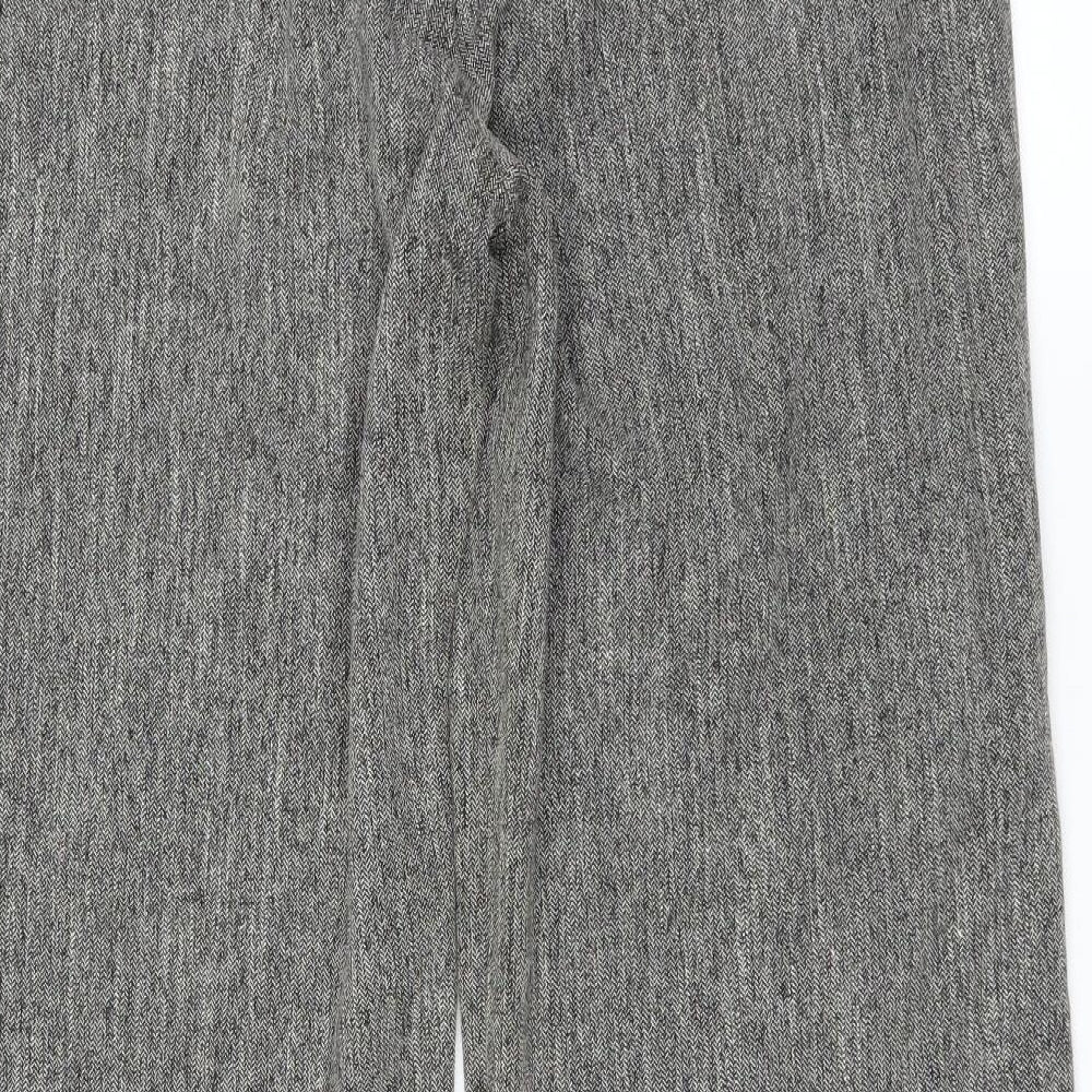 Wallis Womens Grey   Trousers  Size 18 L31 in - WIDE LEG