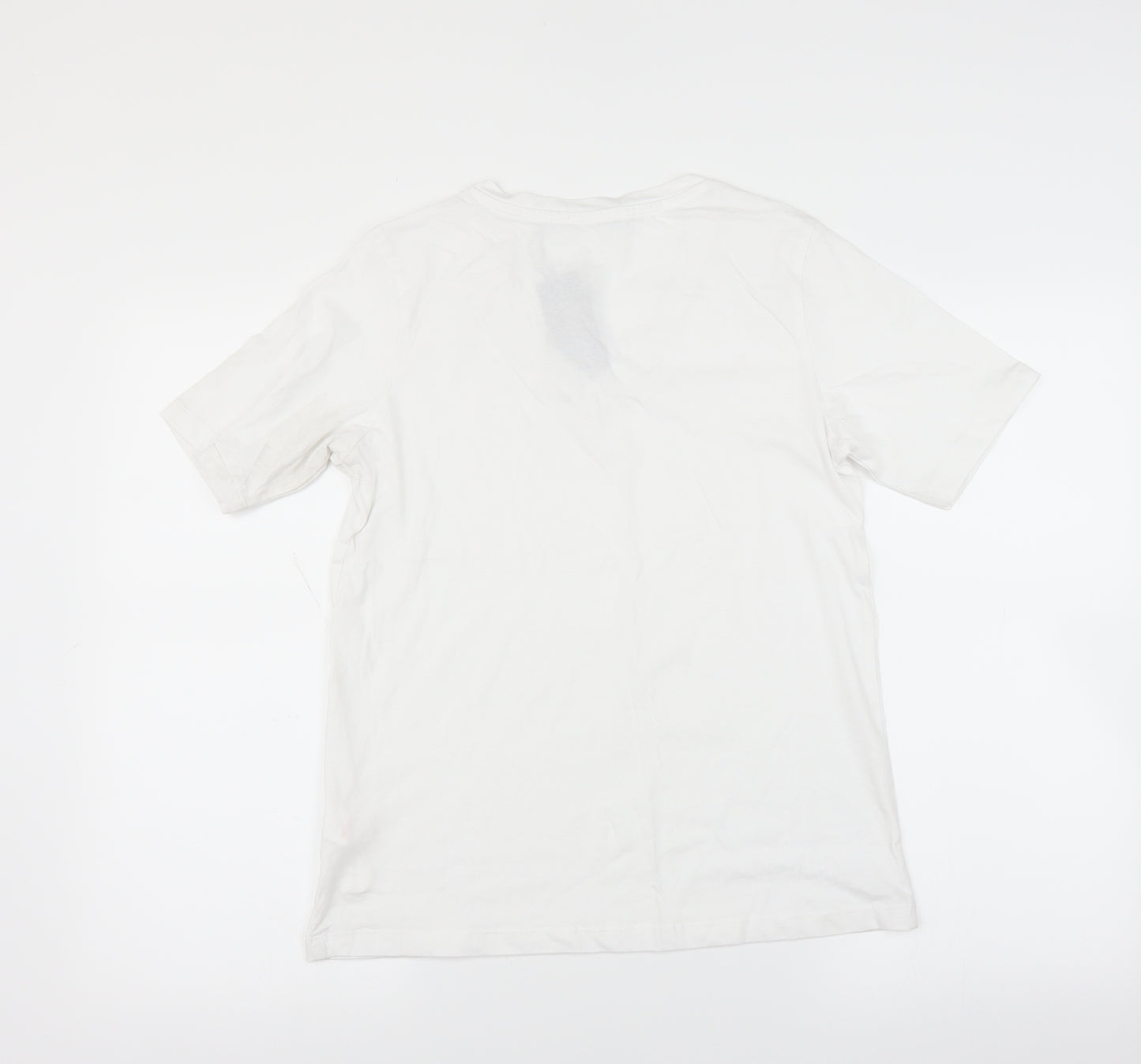 Boohoo Womens White   Basic T-Shirt Size 6