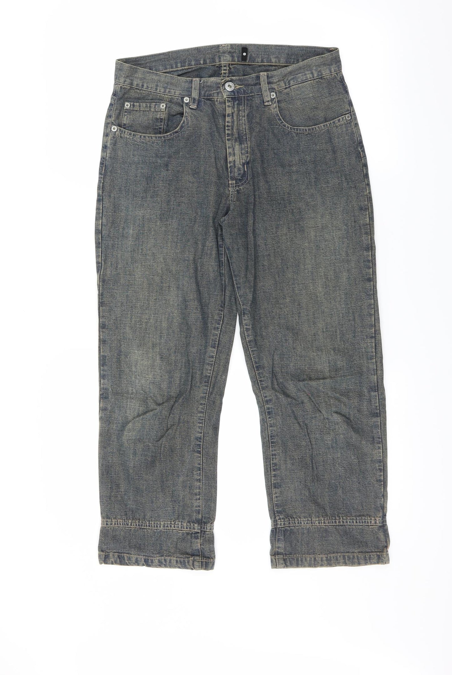 Firetrap Womens Blue   Cropped Jeans Size 30 in L23 in