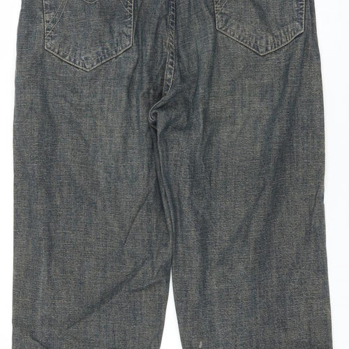 Firetrap Womens Blue   Cropped Jeans Size 30 in L23 in