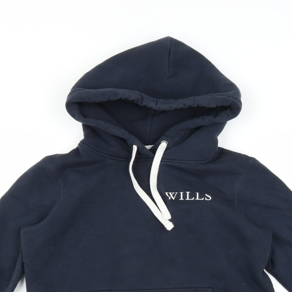 Jack Wills Womens Blue   Pullover Hoodie Size 6