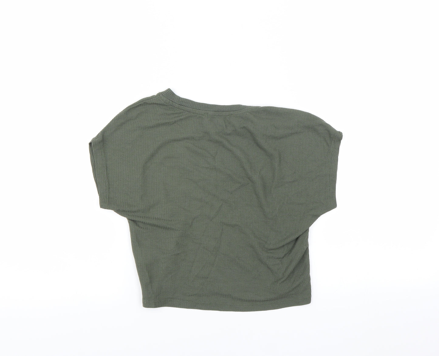 Primark Womens Green   Cropped T-Shirt Size XS