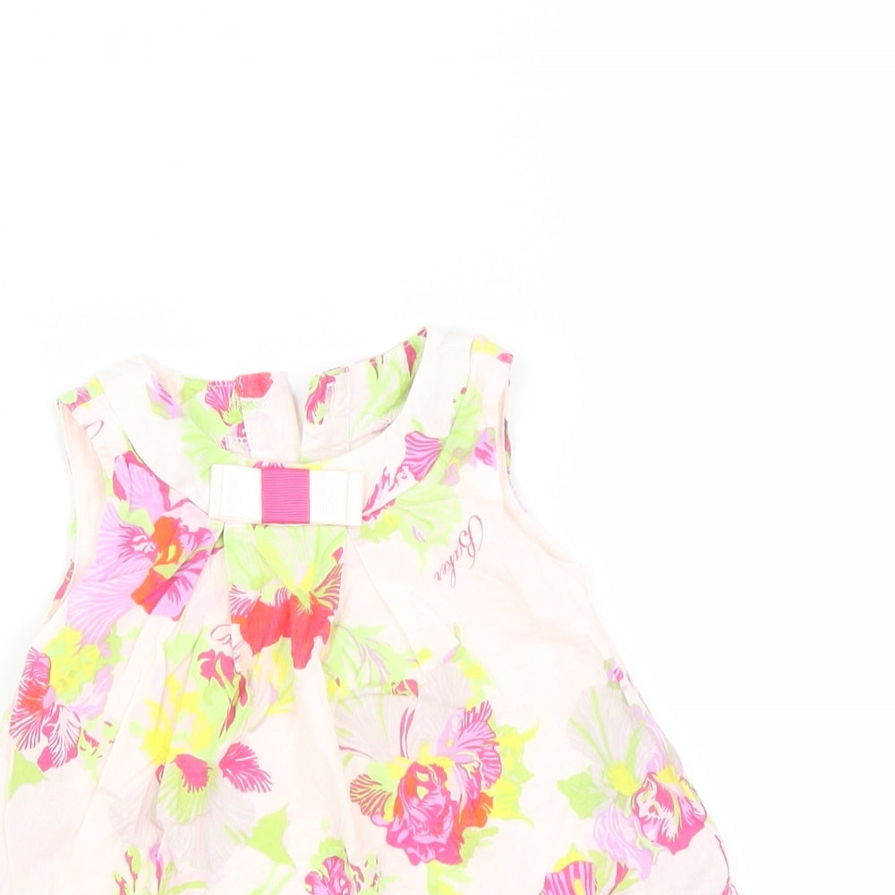 Ted Baker Girls Pink Floral  Babygrow One-Piece Size 0-3 Months