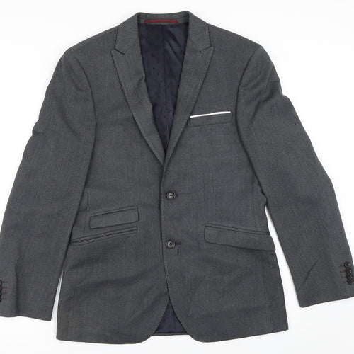 Burton Mens Grey   Jacket Blazer Size 36