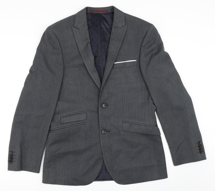 Burton Mens Grey   Jacket Blazer Size 36