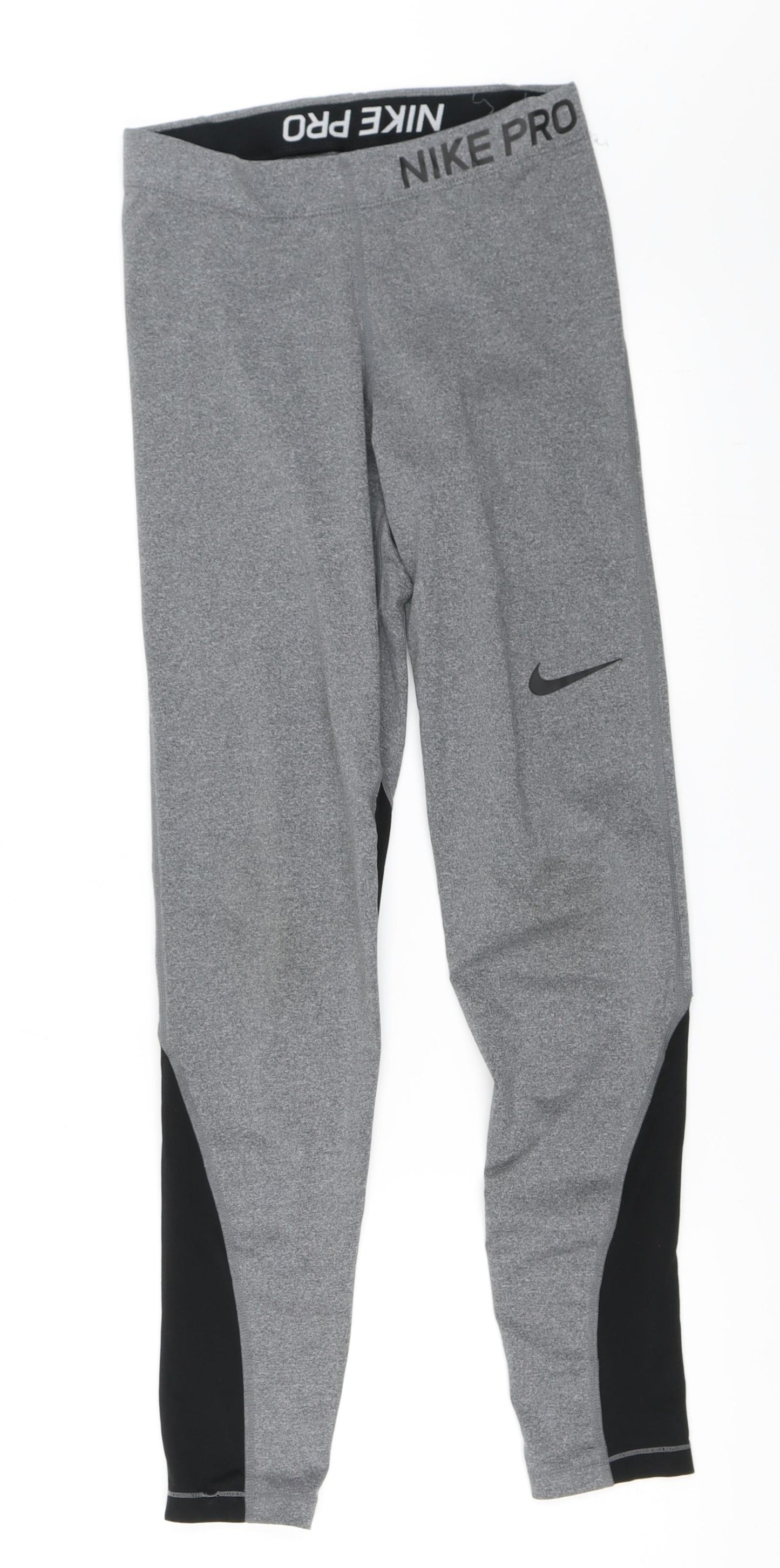 Nike Womens Grey   Compression Leggings Size S L28 in