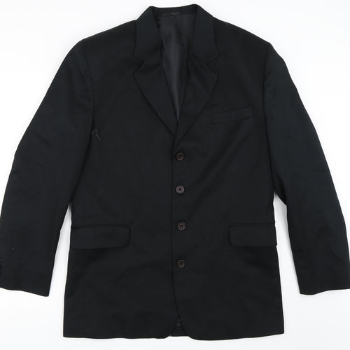 Sequel Mens Black   Jacket Blazer Size 40