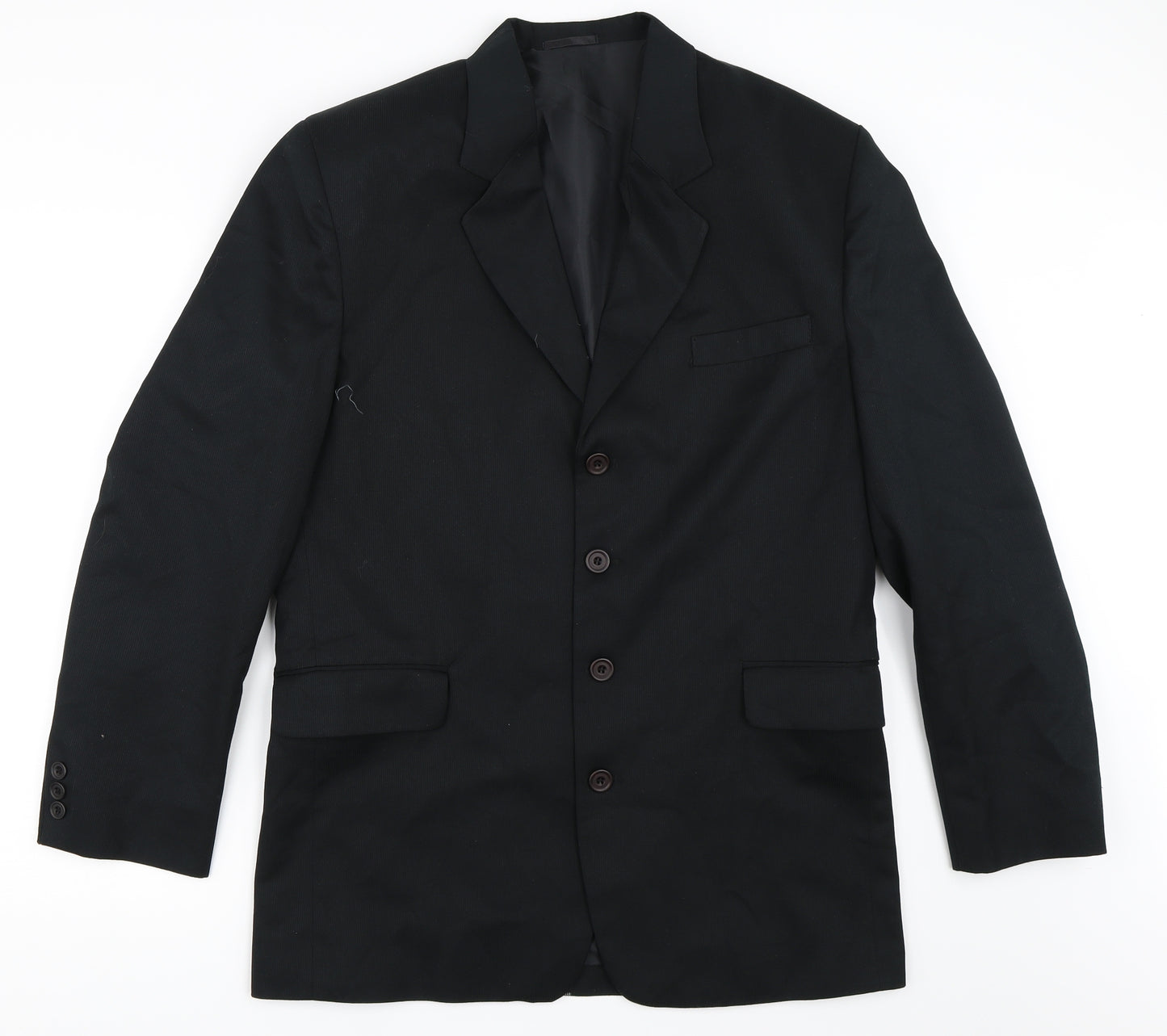Sequel Mens Black   Jacket Blazer Size 40
